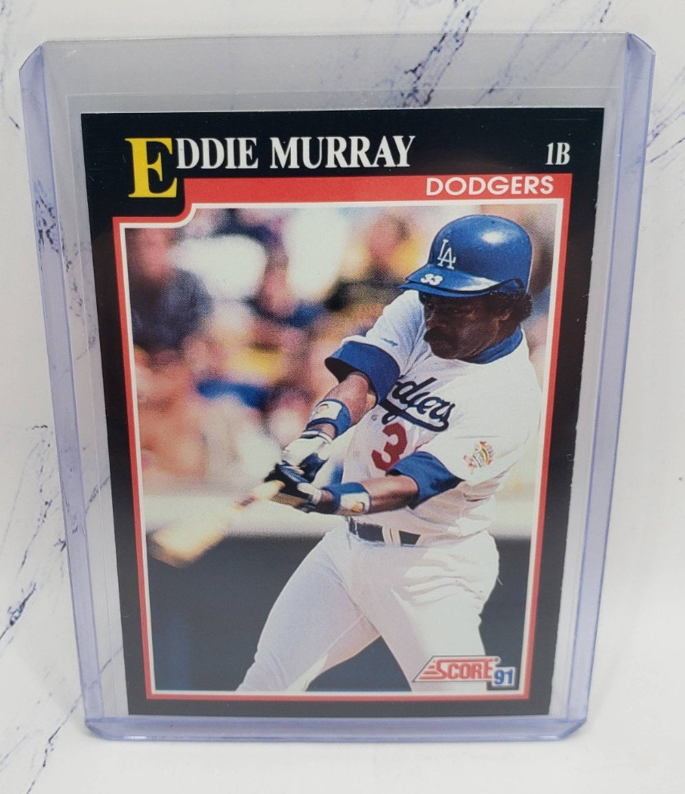 1991 Score Eddie Murray Los Angeles Dodgers Baseball Card